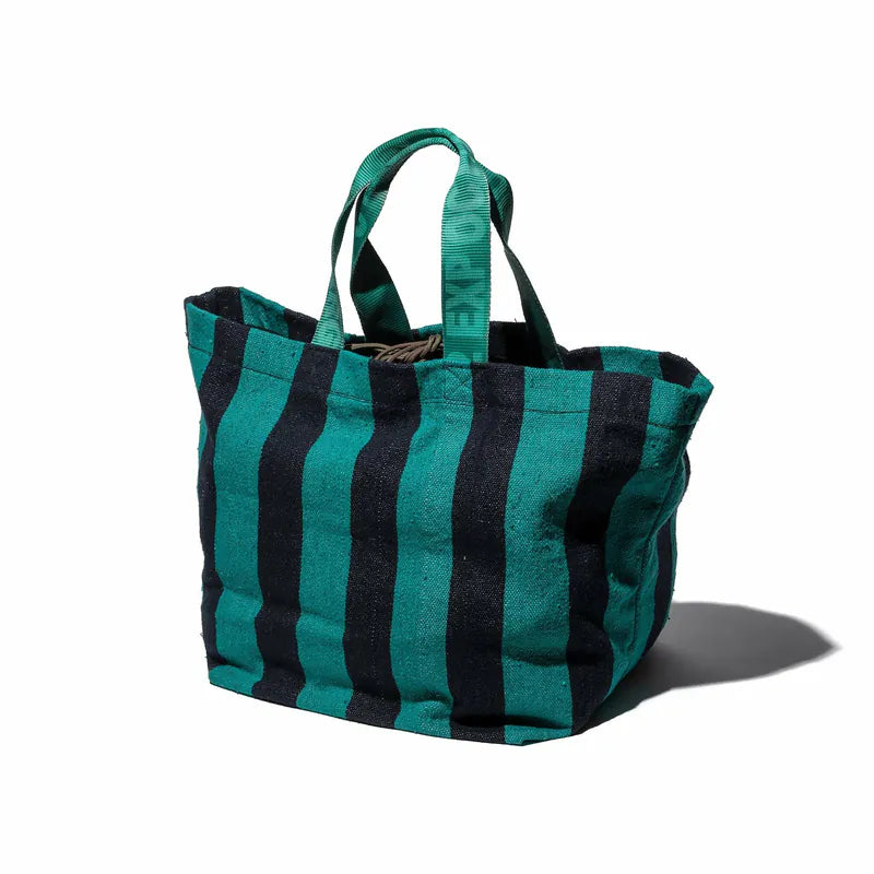PUEBCO｜RUG BAG Turquoise x Navy Blue / 地毯布包 土耳其藍 x 海軍藍
