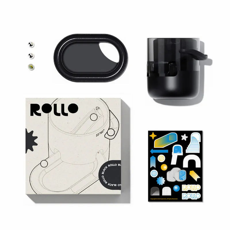 岸下事物 | ROLLO 滾珠筆筒 黑/黃