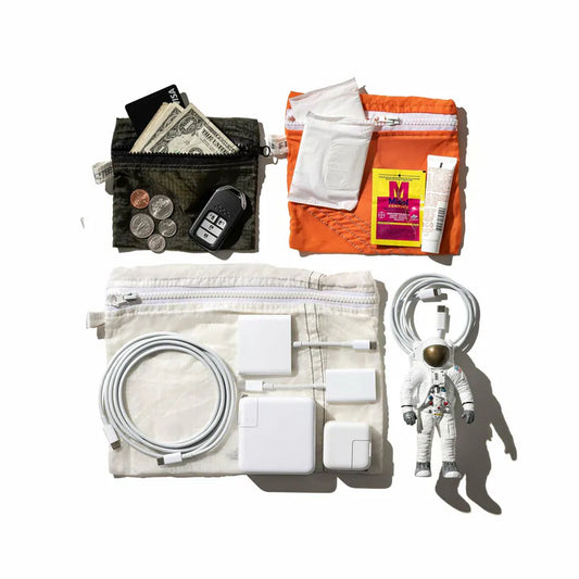 PUEBCO｜VINTAGE PARACHUTE LIGHT POUCH Small / 輕量降落傘布再製收納包 小 (3色)