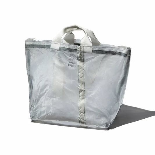 PUEBCO｜COVERED PARACHUTE SHOULDER BAG White / 雙層降落傘布再製斜背包 白