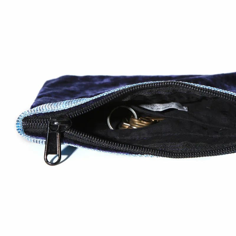PUEBCO｜VINTAGE SLING BELT POUCH Silver / 絨布收納包 銀