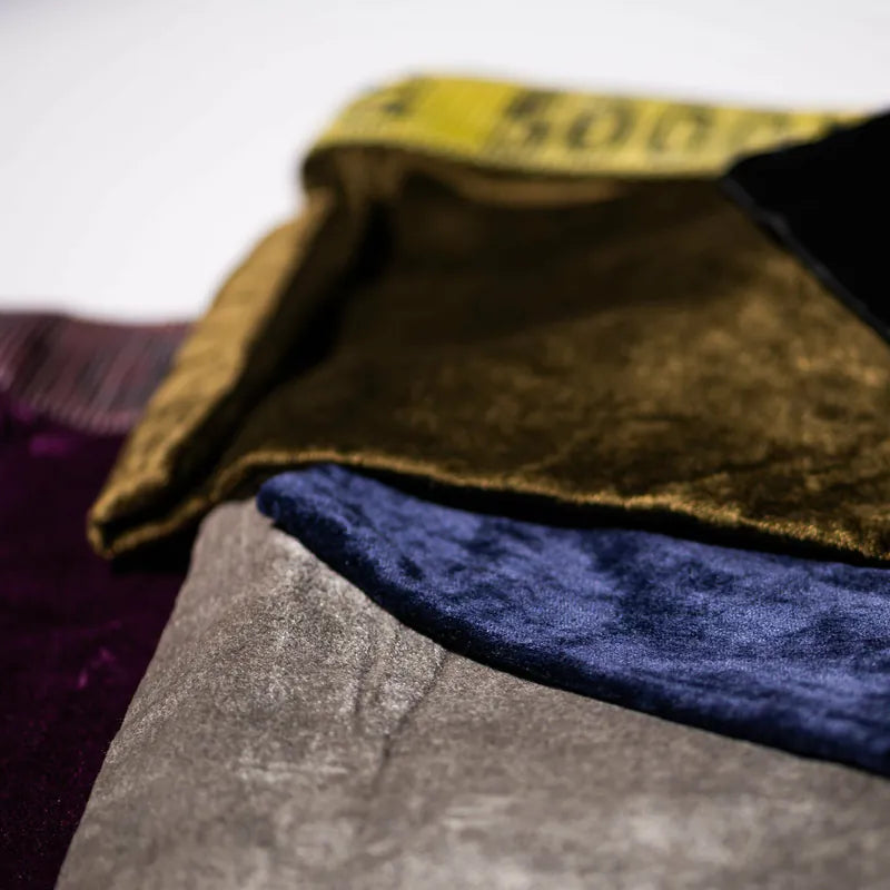 PUEBCO｜VINTAGE SLING BELT POUCH Olive / 絨布收納包 橄欖綠