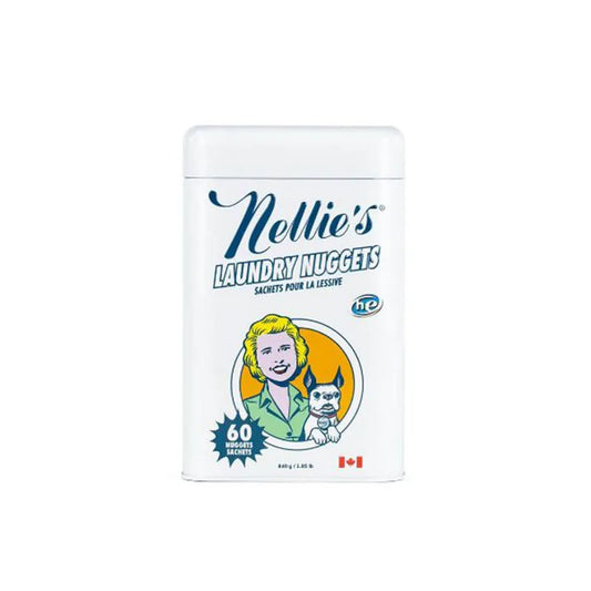 Nellie's ｜加拿大製 天然無毒 復古鐵盒洗衣粉 膠囊 60入