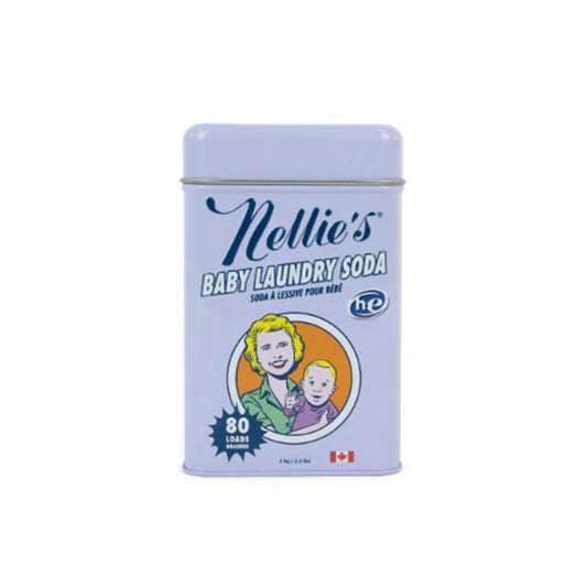 Nellie's ｜加拿大製 天然無毒 復古鐵盒洗衣粉 小孩 1kg