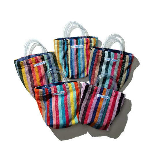 PUEBCO｜LOCAL DISTRIBUTION RAINBOW TOWEL BAG / 印度多彩毛巾布包