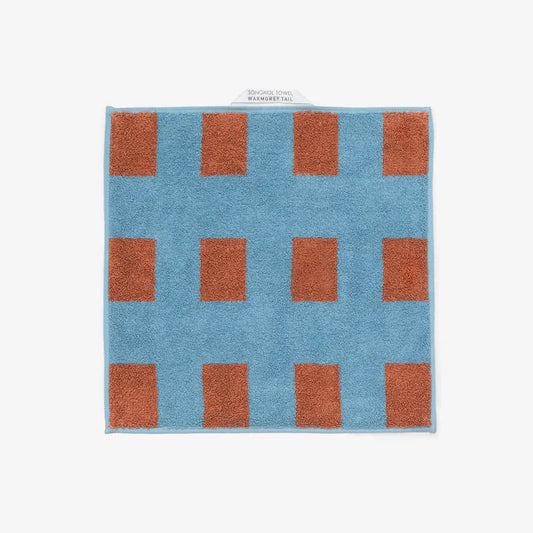 韓國 Warmgrey tail｜BUILDING - SUNSET 日落｜純棉擦手巾 手帕