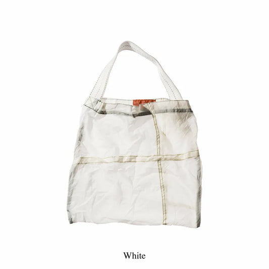 PUEBCO｜VINTAGE PARACHUTE LIGHT BAG White / 輕量降落傘布再製單肩包 白