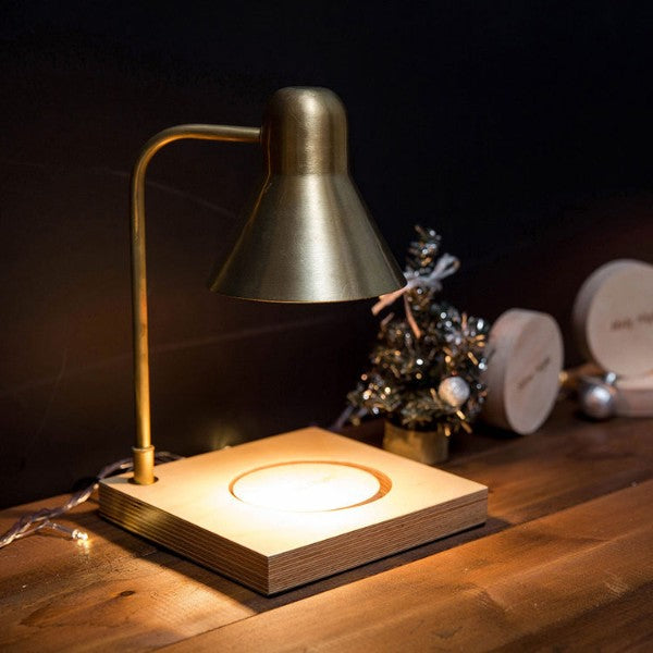 【全新、展示品出清】韓國 Memory Lane｜溫潤空間 木紋底座暖燭燈