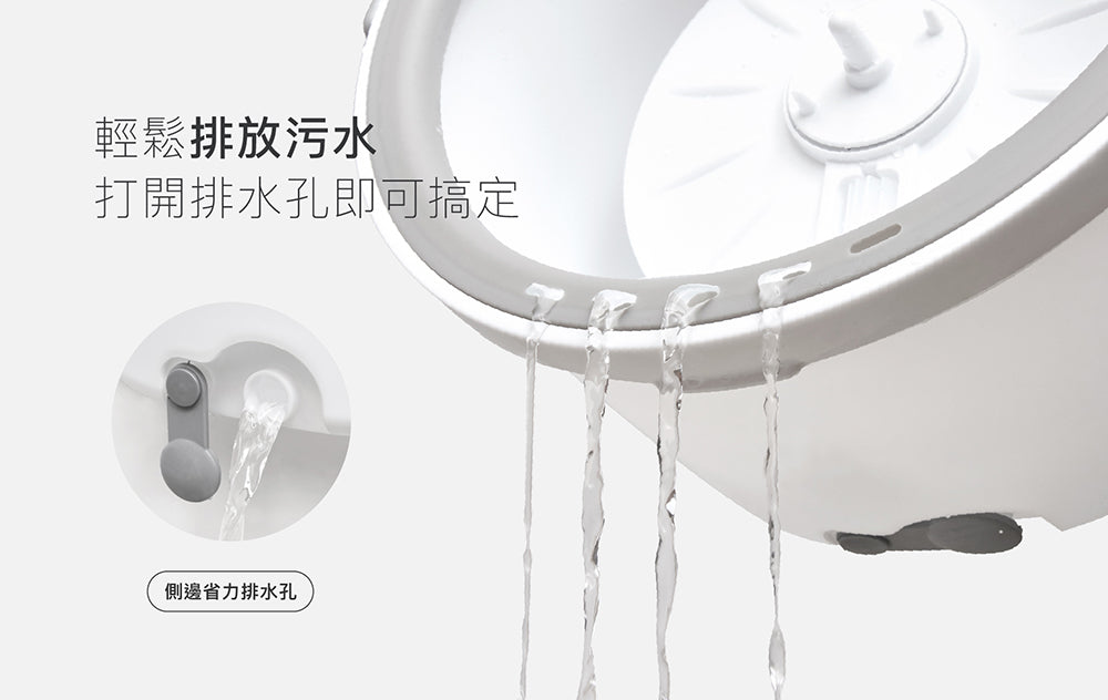 百潔PERCENT｜SPIN MOP 淨汙分離拖把＋替換拖布1入
