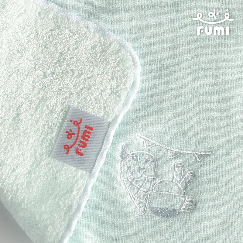 FUMI Towel｜小時光紗布小手巾｜波波魚 / 冰淇淋 / 春日小花 / 文具組 / 幸運兔兔 / 滿分蘋果