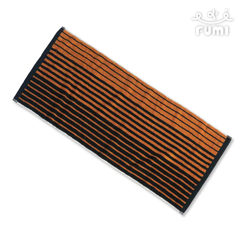 FUMI Towel｜條紋棉柔毛巾｜橘+黑 / 黑+白 / 黑+咖啡
