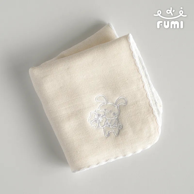 FUMI Towel｜小時光紗布小手巾｜波波魚 / 冰淇淋 / 春日小花 / 文具組 / 幸運兔兔 / 滿分蘋果