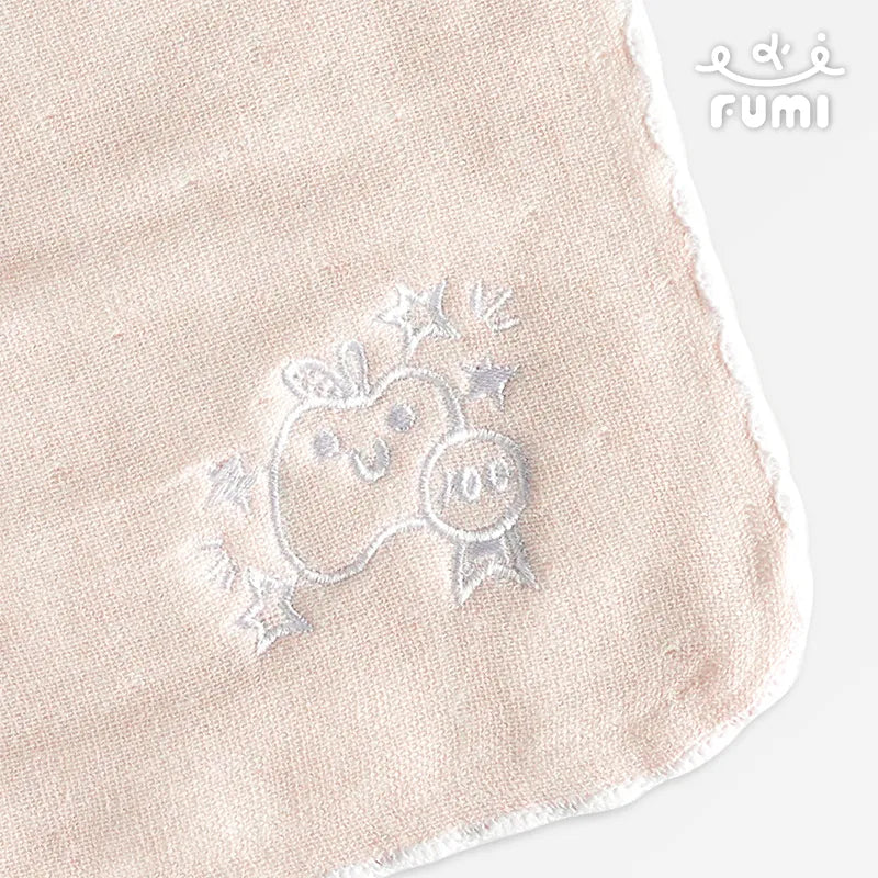 FUMI Towel｜小時光紗布小手巾｜波波魚 / 冰淇淋 / 春日小花 / 文具組 / 幸運兔兔 / 滿分蘋果