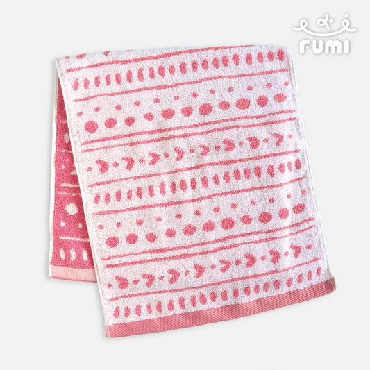 FUMI Towel｜QQ軟糖提花毛巾｜草莓牛奶/橘白