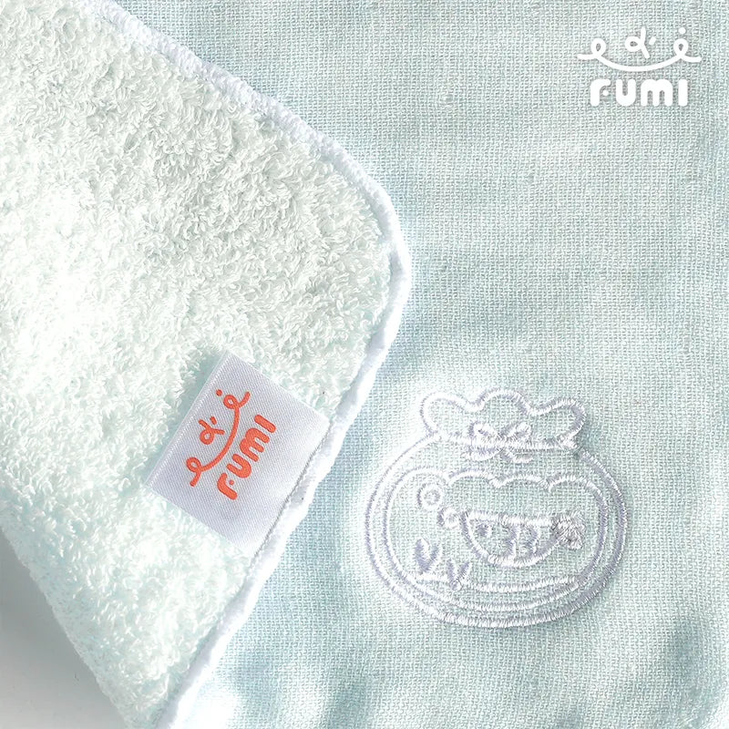 FUMI Towel｜小時光紗布小手巾｜波波魚 / 冰淇淋 / 春日小花 / 文具組 / 幸運兔兔 / 滿分蘋果