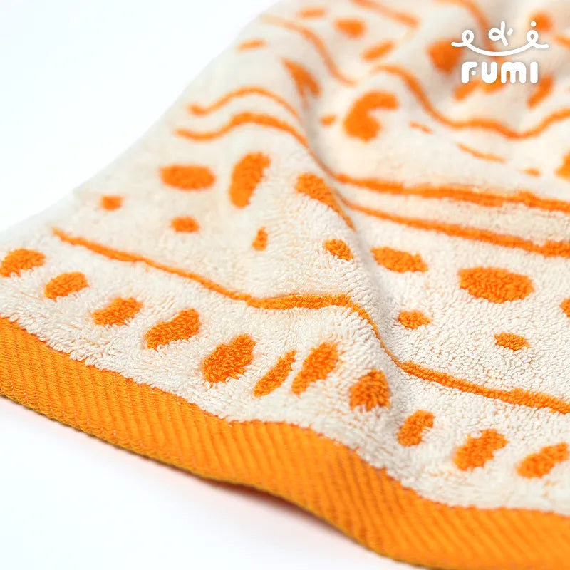 FUMI Towel｜QQ軟糖提花毛巾｜草莓牛奶/橘白