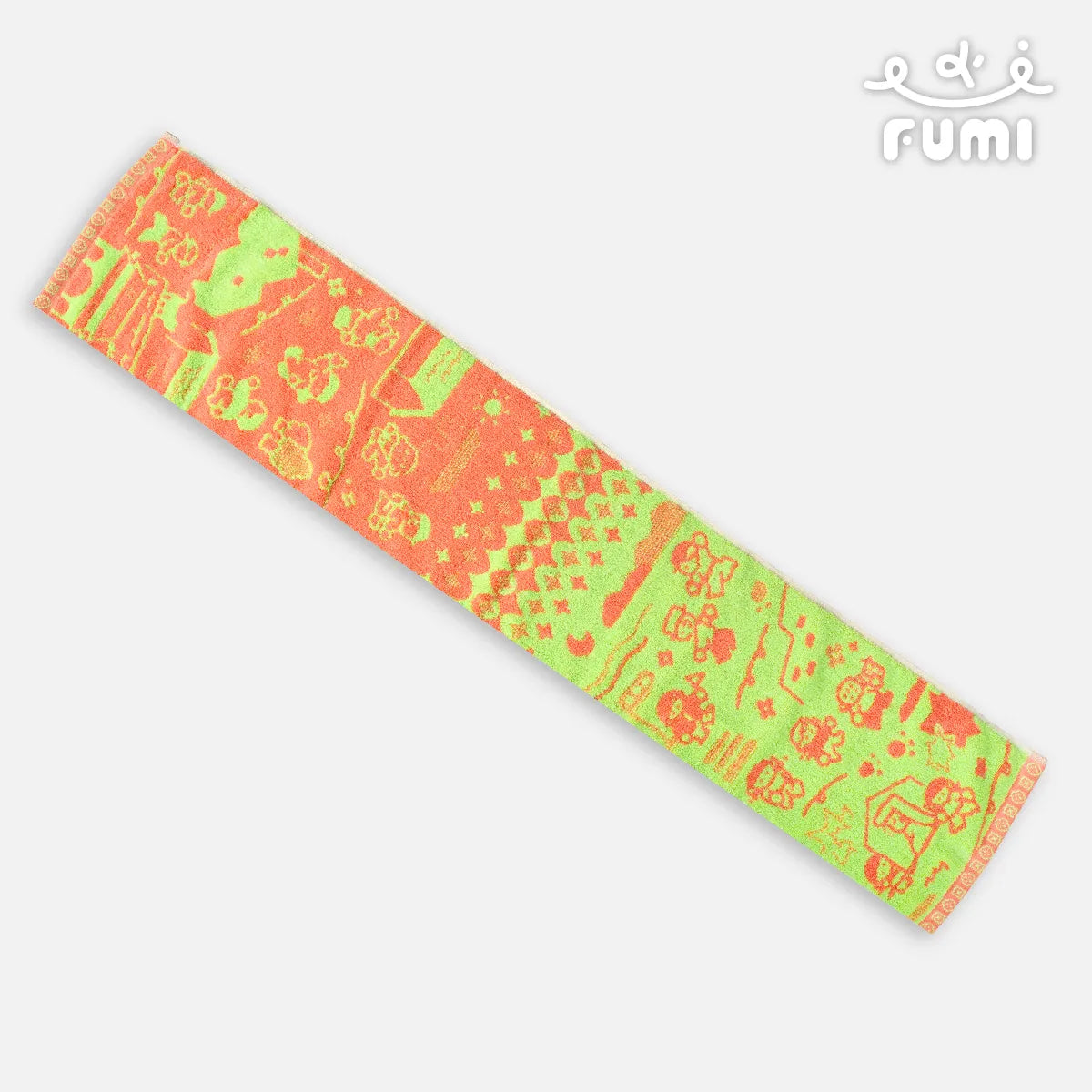 FUMI Towel｜媽祖運動毛巾 路上的風景｜粉橘 / 桃紅