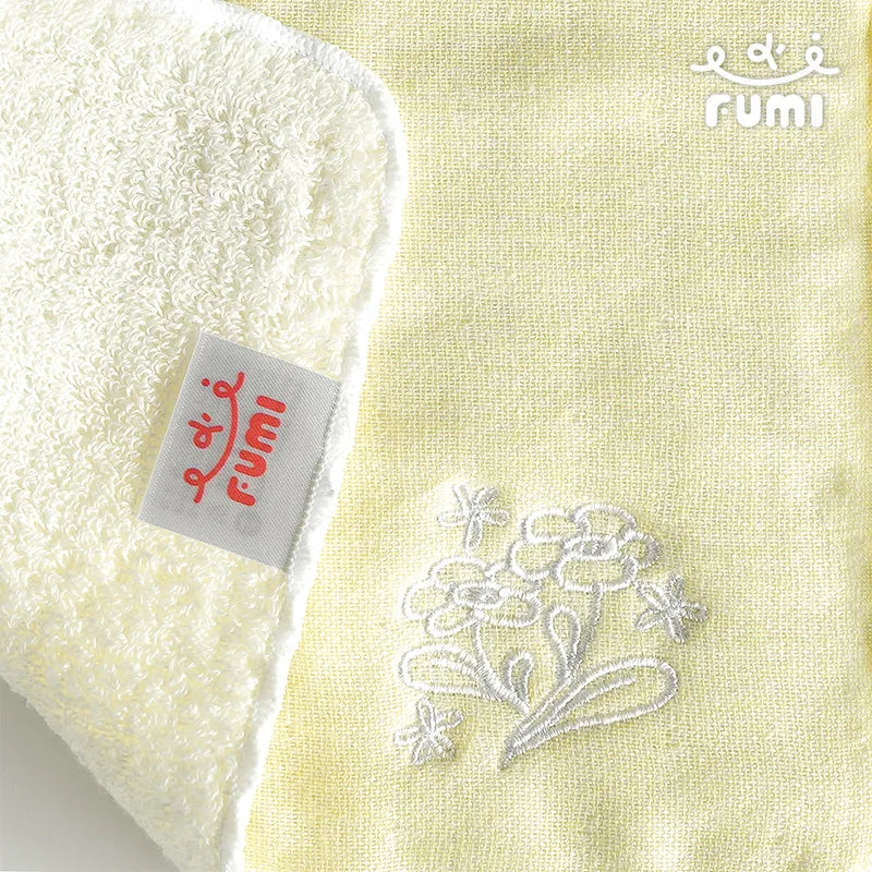 FUMI Towel｜小時光紗布小手巾｜波波魚 / 冰淇淋 / 春日小花 / 文具組 / 幸運兔兔 / 滿分蘋果