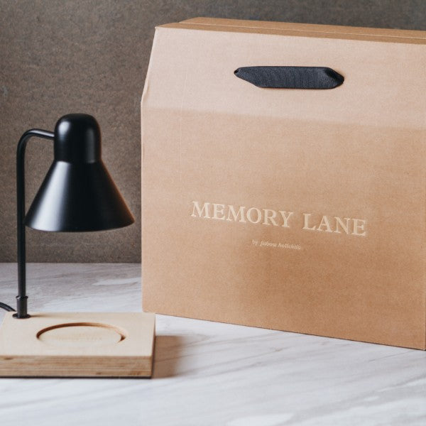 【全新、展示品出清】韓國 Memory Lane｜溫潤空間 木紋底座暖燭燈