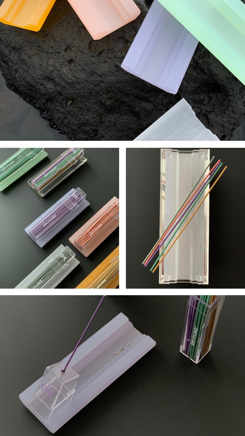 韓國 ØR-FIUME｜天然香氛線香 線香座組盒 50入