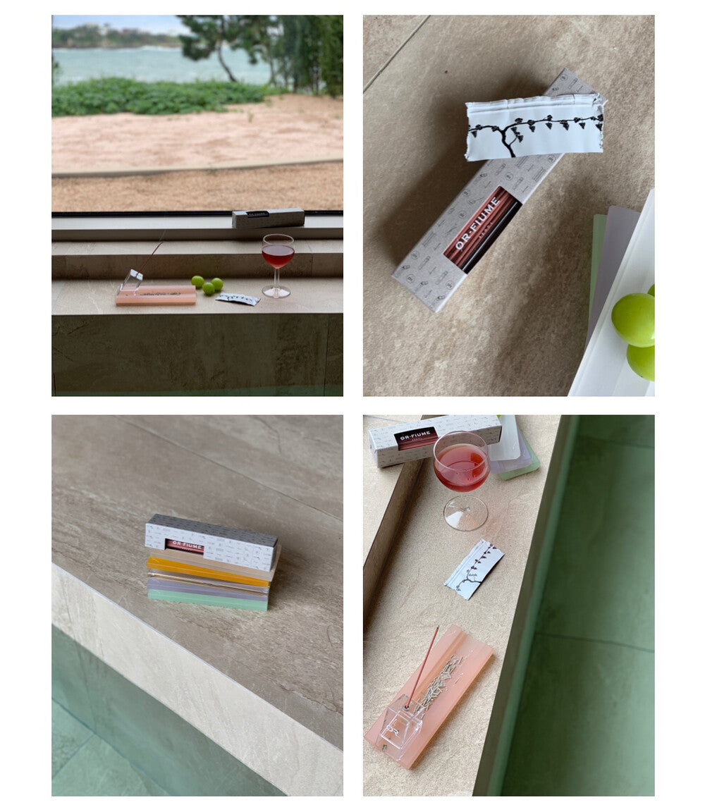 韓國 ØR-FIUME｜天然香氛線香 線香座組盒 50入