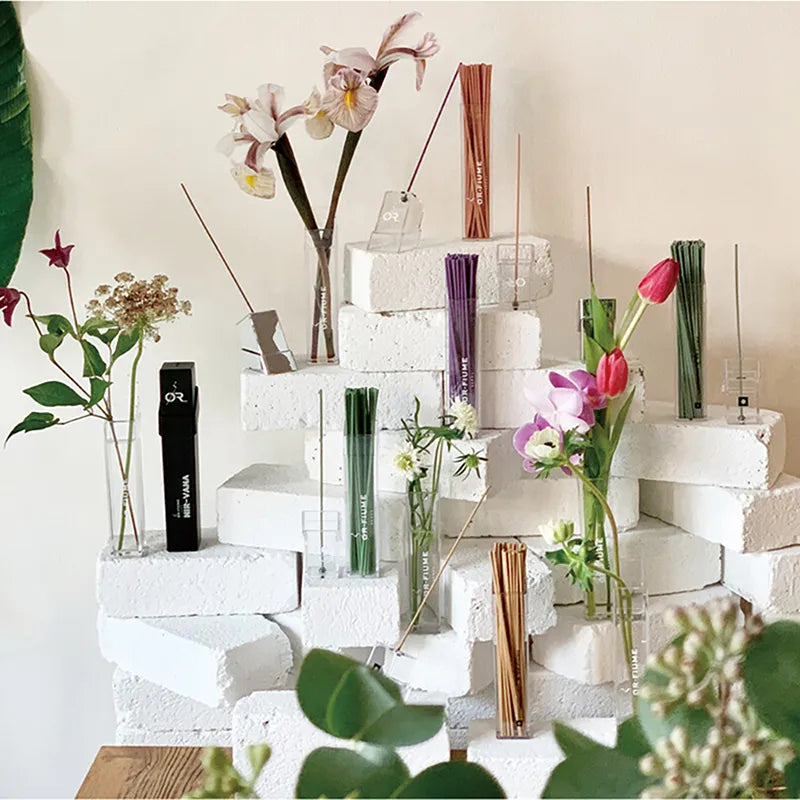 韓國 ØR-FIUME｜天然香氛線香 線香座組盒 50入